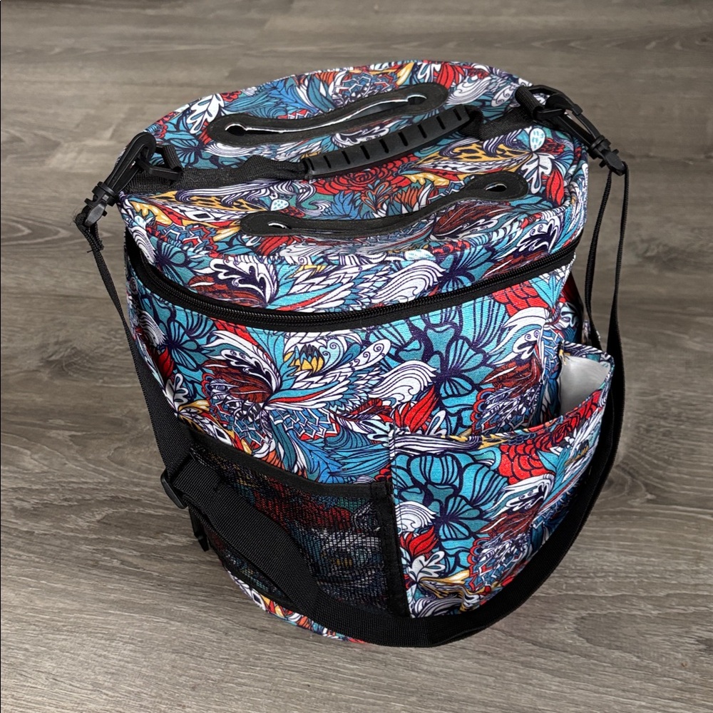 Colorful Crochet and Knitting Storage Bag